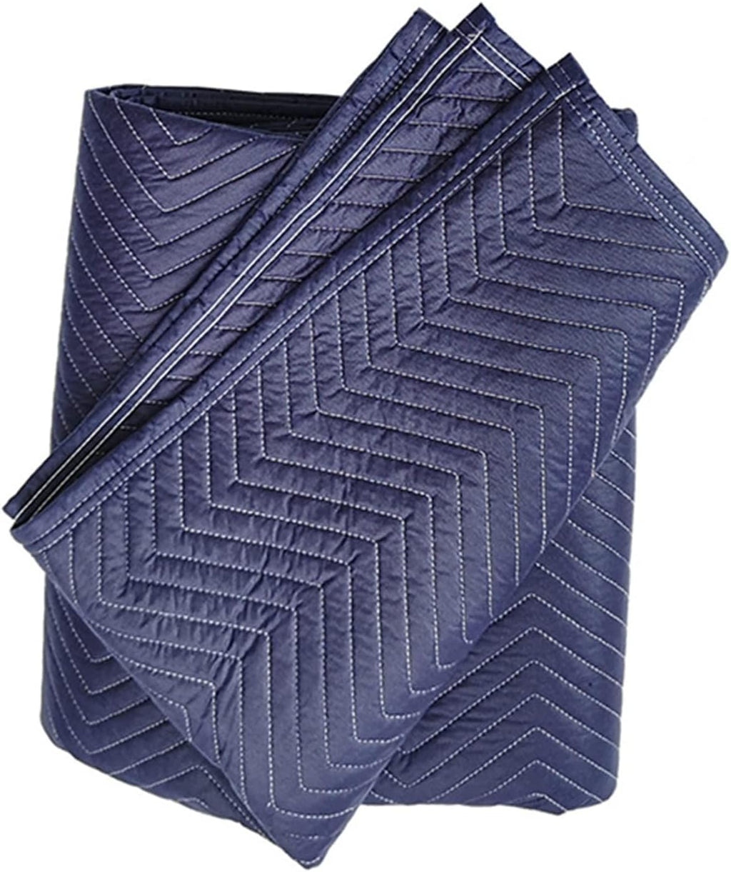 Blue Furniture Moving Blankets Heavy Duty 72 X 80/72 X 40, Soundproof Packing Blankets, Acoustic Shipping Blankets, Large Moving Pads(Size:2 Pack,Color:2m X 1.8m)