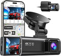 REDTIGER Dash Cam 4K Front and 1080P Rear, STARVIS 2 Sensor, 5.8GHz WiFi (20MB/s), GPS, WDR & HDR Night Vision, 170°Wide Angle, Parking Mode, Loop Recording with Emergency Lock(SD Card Not Included)
