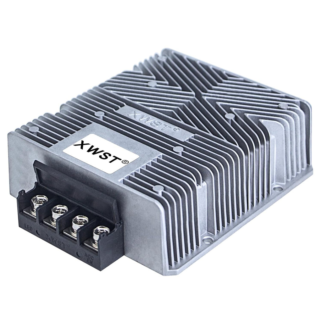 DC 12V 24V 36V to DC 48V 30A Boost Converter 10-45V to 48V 1440W Step-Up Power Supply Waterproof IP67 Regulator Module for Golf Carts LED Solar Cars Trucks Vehicles (XW-1045-48-30A)