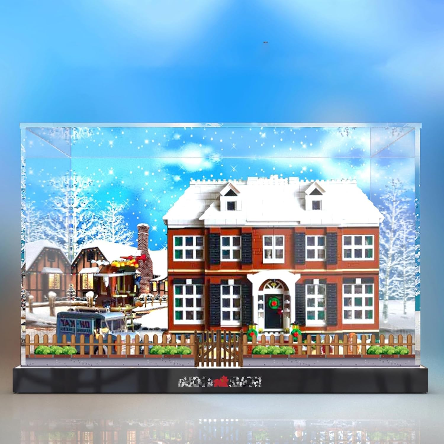 Acrylic Display Case for Lego Ideas Home Alone McCallisters' House 21330, Ultimate Display Solution for Model Collectibles - Protect Your Models (Theme D)