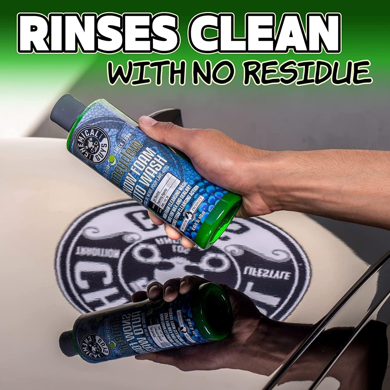 Chemical Guys TORQ Professional Max Foam 8 Cannon and Honeydew Snow Foam Soap Kit - High Foaming Car Wash Cannon with 1 Gallon Concentrated Soap - Safe for Cars, Trucks, SUVs, RVs and More, 128 fl oz