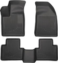 Husky Liners Weatherbeater Floor Mats | Fits 2015-2016 Chrysler 200 | Front & 2nd Row, 3-pc Black - 99071