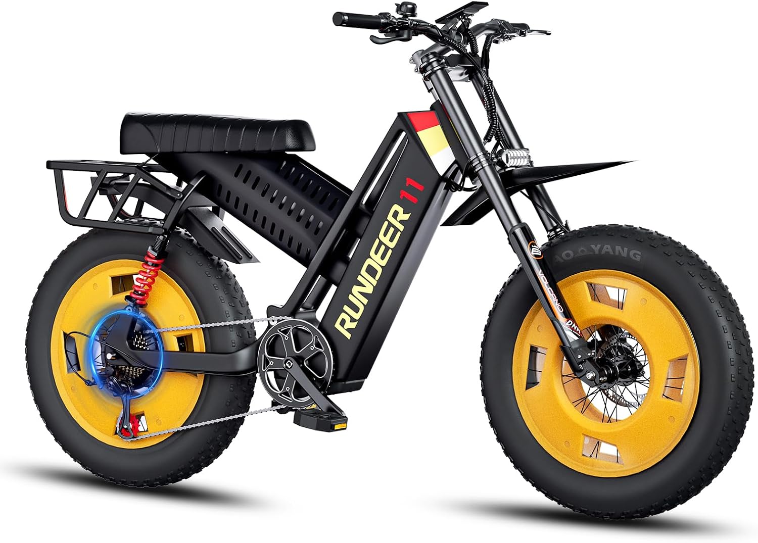 Electric Bike for Adults, 2000/2500/3000W Peak Motor, 32/35 MPH 40-100 Miles 100/200 N·m Fat Tire Ebike with 48V 20Ah Battery, 20' Electric Dirt Bike, Hydraulic Suspension and 3-Year Support