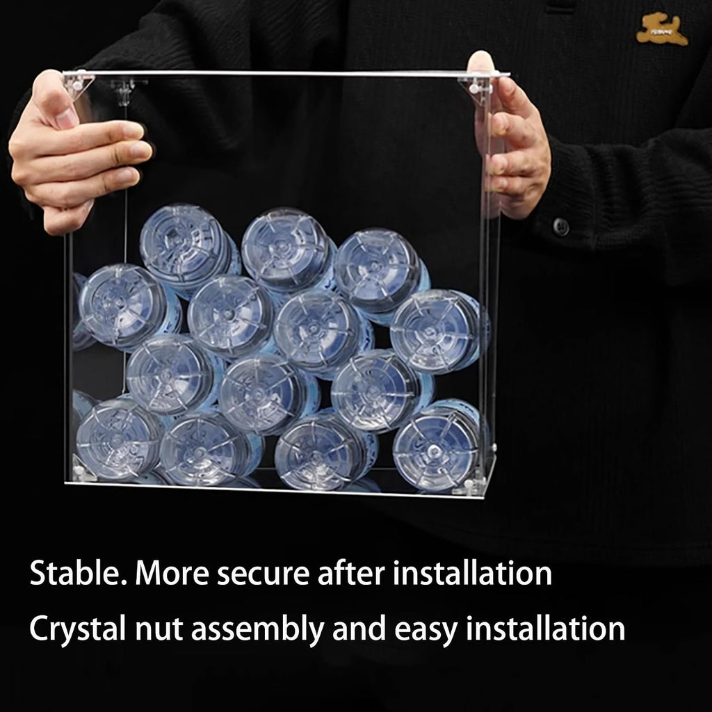 Acrylic Display Case for Lego 31215 Sunflower Wall Hanging Building Set– Dustproof Display Box & Showcase,, Display Box Compatible with Lego 31215 -Only Display case (A)
