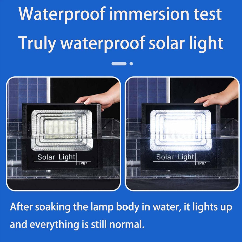 Ultra Bright Courtyard Emergency 600W Solar Light Timer Remote Control IP67 Waterproof Outdoor Solar Floodlight 20000Mah for Patio, Pathway
