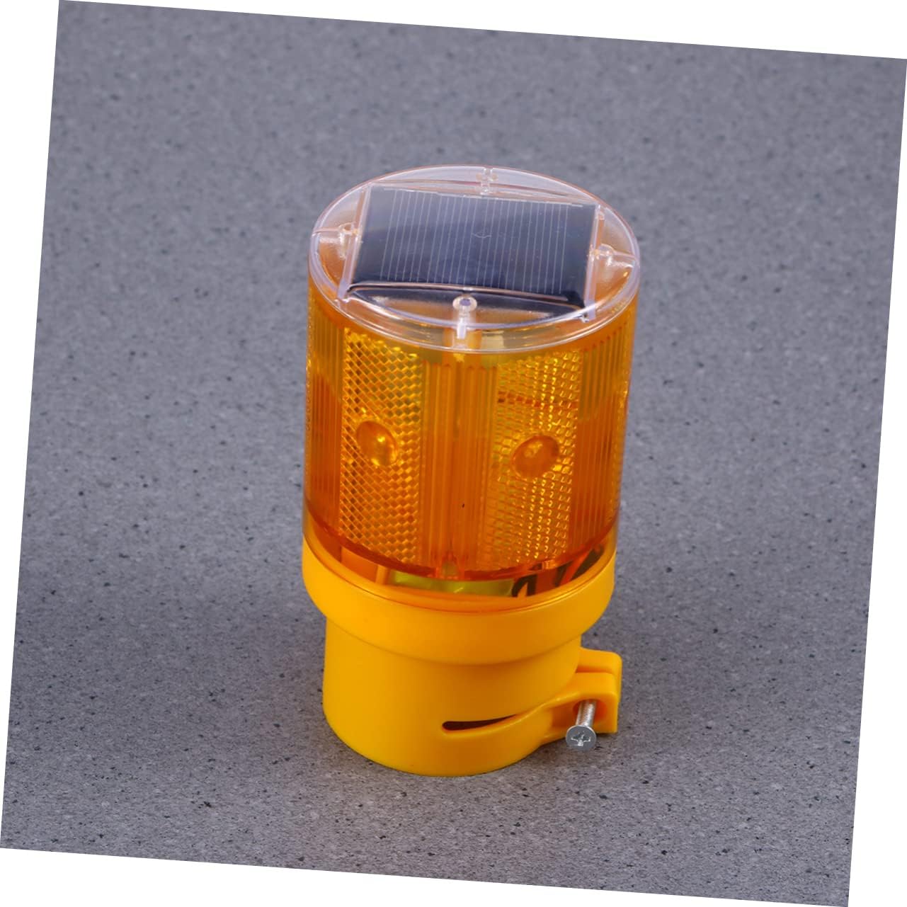 Zerodeko 10pcs Solar Light Strobe Beacon Lamp for Traffic Safety Road Construction and Emergency Use Orange