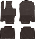 WeatherTech All-Weather Floor Mats for Mercedes AMG GLE 53 SUV, GLE SUV, GLE-Class - 1st & 2nd Row (W606CO-W607CO), Cocoa