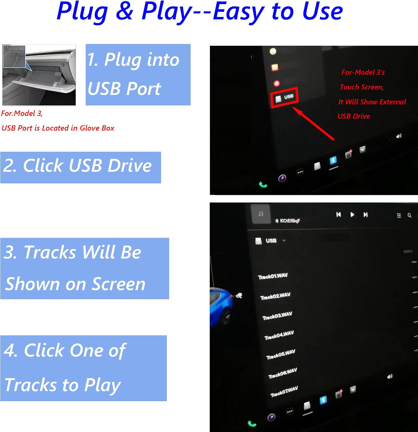 Jupiter USB CD Player for Car Auto, Portable External CD DVD Player, USB Plug & Play (No Decoder Needed), AUX Uses Decoder for Louder Clearer Sound, Anti-Skip, Seamless Track Playback, Resume