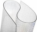 Clear Carpet Runner, USA Made, Safe, 27 x 120 Inch, 2mm Thick Cleated Vinyl, Clear Vinyl Floor Runner for Event Space Floor, Plastic Carpet Protector for Under Furniture