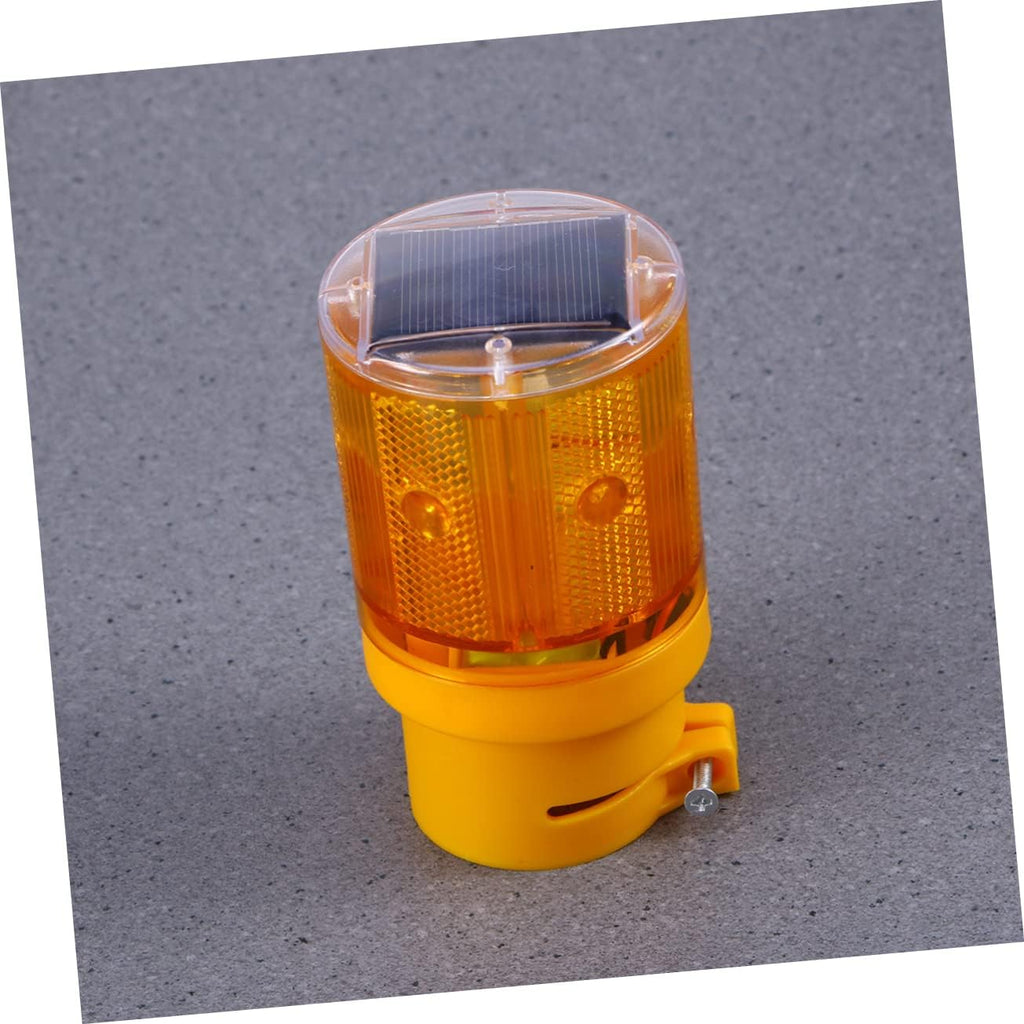 MAGICLULU 5sets Multi-use Solar Traffic Beacon Led Flashing Light Easy Install No Wire Needed 2pcs*5