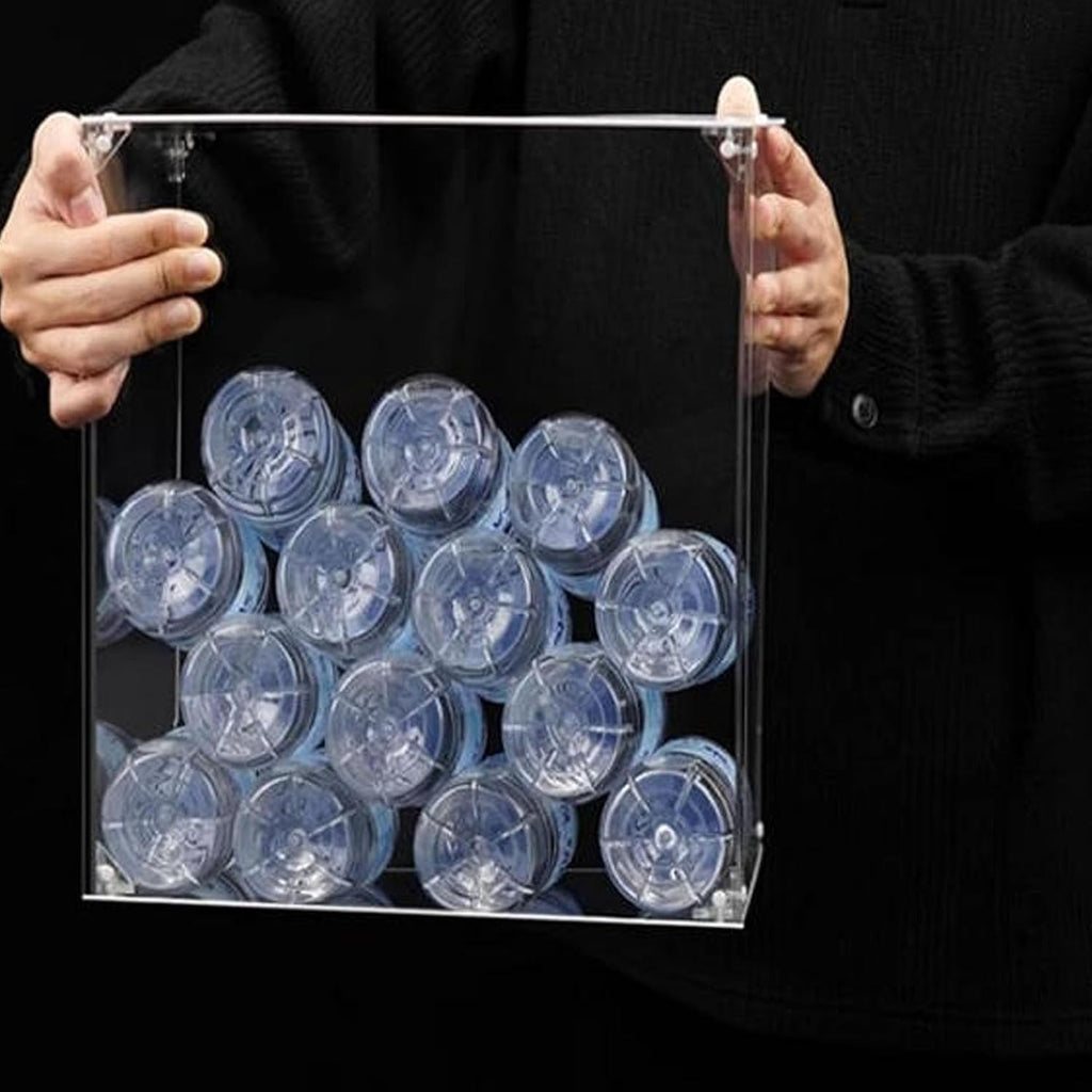 Acrylic Display Case,for Lego 21351 The Nightmare Before Christmas Model, Transparent dustproof Storage Box, Compatible with Lego 21351.(Model Not Included) (2mm-B Back Spray)