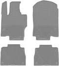 WeatherTech All-Weather Floor Mats for Mercedes AMG GLE 53 SUV, GLE-Class, GLE SUV - 1st & 2nd Row (W606GR-W607GR), Grey