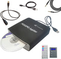 Jupiter USB CD Player for Car Auto, Portable External CD DVD Player, USB Plug & Play (No Decoder Needed), AUX Uses Decoder for Louder Clearer Sound, Anti-Skip, Seamless Track Playback, Resume