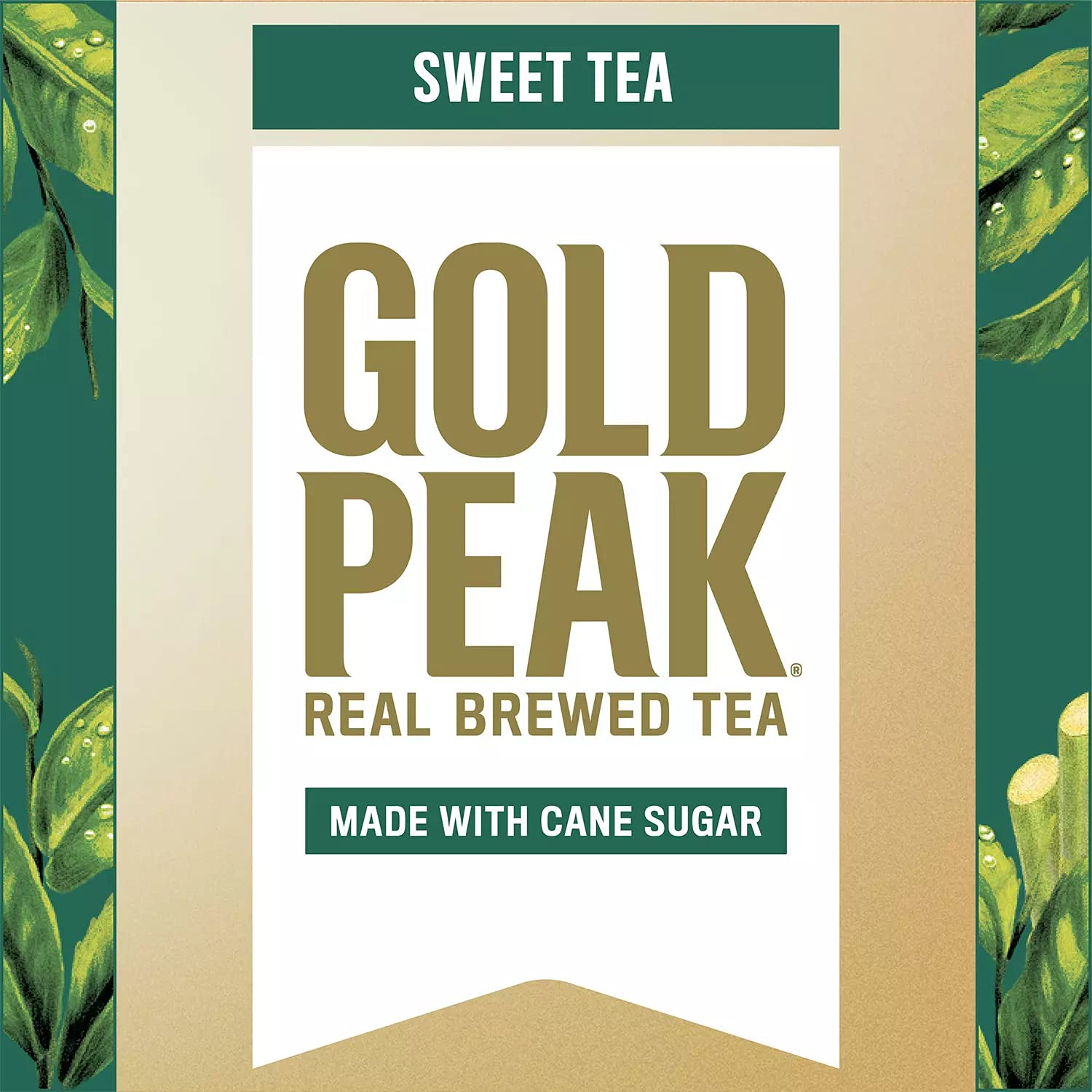Gourmet Kitchn Gold Peak Naturally Sweet Real Brewed Tea, Picked for Peak Taste, Made With Cane Sugar - 3 Boxes (18.5oz / 18pk per Box), Total 54 Bottles)