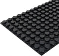 Bumper Specialties Self Adhesive Bumper Feet 0.500' x 0.250' (12.7mm x 6.4mm) Black Cylindrical Polyurethane Pads for Industrial Surface Protection, 5,000 Pieces per Box, BS06