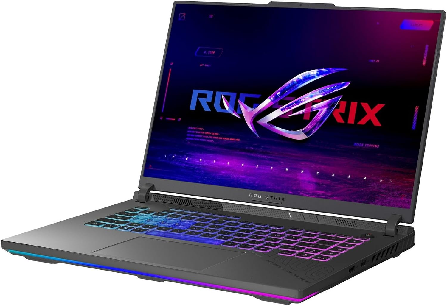 ASUS 2025 ROG Strix G16 Gaming Laptop, 16' 1920 x 1200 IPS 165Hz, NVIDIA GeForce RTX 5060, 5.4Ghz AMD Ryzen 9 9955HX, 24GB DDR5-2TB SSD, HD Audio - Wi-Fi 6E - Bluetooth 5.3 - W11H - Eclipse Gray