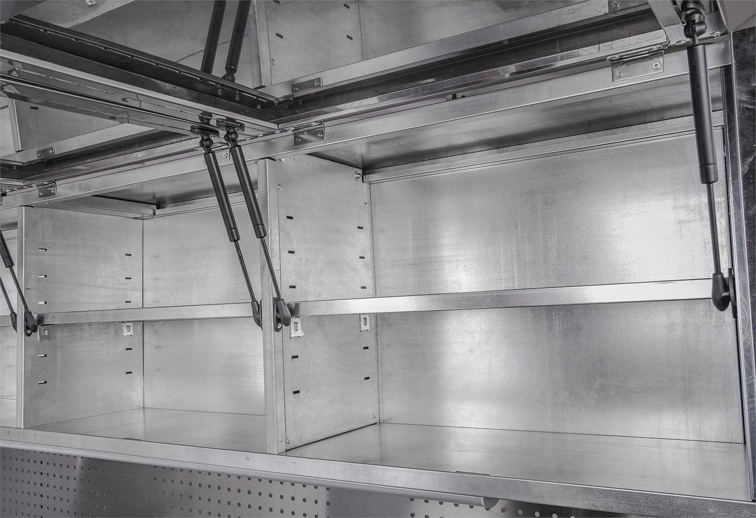 JEGS 72 in. Rolling Tool Cabinet/Toolbox. 11-Drawer with Upper Storage [Stainless Steel]