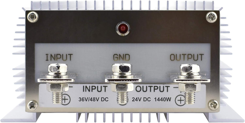 36V/48V to 24V DC/DC Buck Converter, 60A, 1440W, Waterproof
