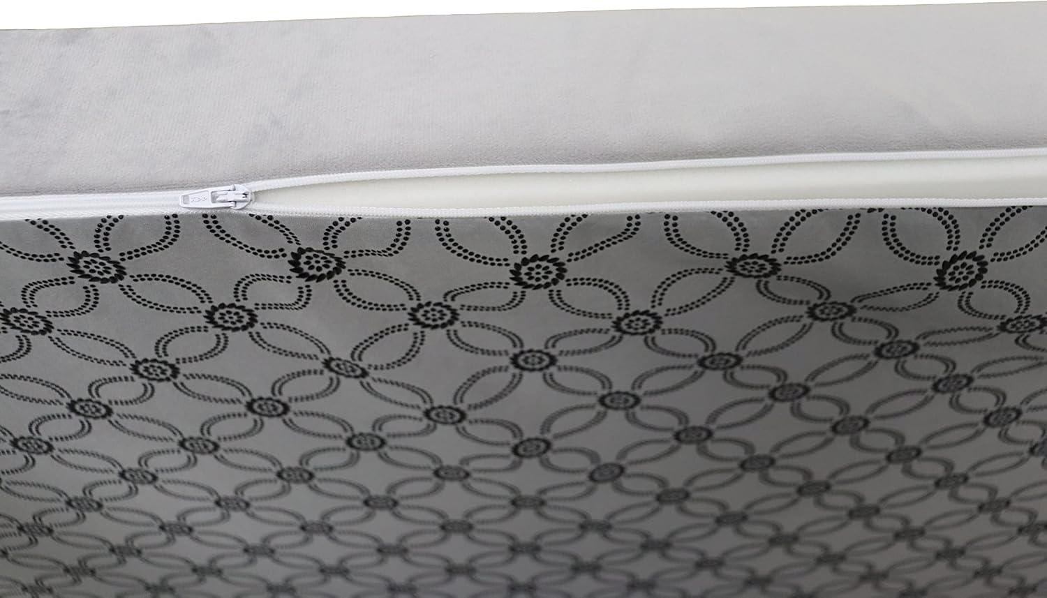 Custom Bench Cushion 72Inch,Indoor Outdoor Patio Furniture Cushions,Non-Slip Bench Pads,Chair Cushion Sofa Pads for Piano Window Entryway Dining Seat,Optional Piping,Removable,Light Gray 24' X 72'X 2'