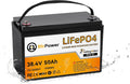 36V 50Ah Trolling Motors Lithium LiFePO4 Battery, Built-in 50A BMS, 1.2C Discharge 60A Current,Deep Cycle Group31 Lithium Iron Phosphate Battery, Perfect for Trolling Motor,RV, Boat, Marine, Solar