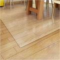 Dining Table/Office Chair Mat for Hardwood Floors, Vinyl Plastic Clear Carpet Protector, Furniture Pads Rectangular High Traffic Areas Hallway Rug (Color : Clear, Size : 1.2x1.6m(3.9x5.2ft))