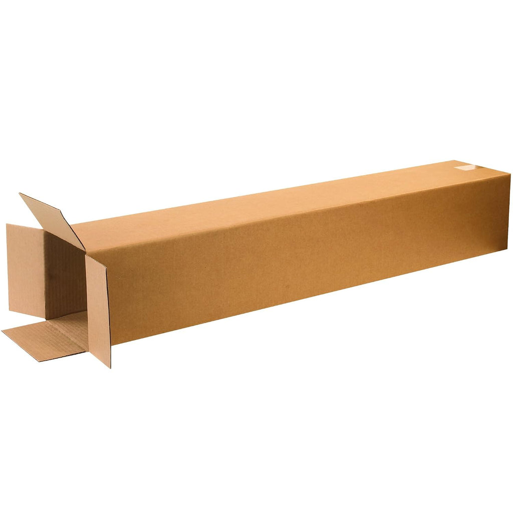 BOX USA 8x8x48 Tall Corrugated Boxes, Tall, 8L x 8W x 48H, Pack of 40 | Shipping, Packaging, Moving, Storage Box for Home or Business, Strong Wholesale Bulk Boxes