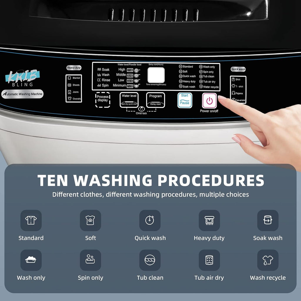 XQB201A-GREY6-002 Washing Machine, Grey