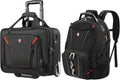 star cloud Rolling Laptop Bag with Wheels & 17 Inch Laptop Backpack Bundle, Business Travel Carry On Set with USB & Type-C Charging Ports