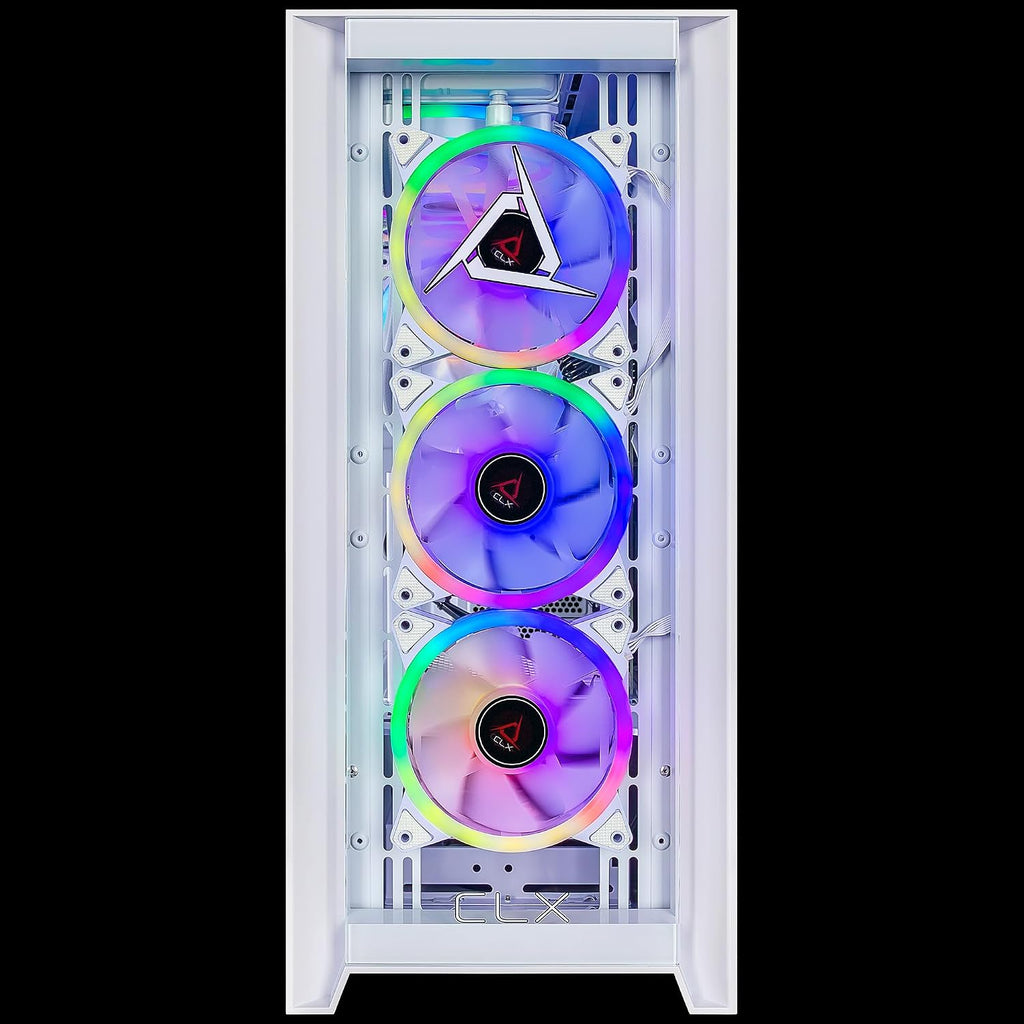 CLX Set Gaming PC - Intel Core Ultra 9 285K 3.7GHz, GeForce RTX 5070, 2TB NVMe M.2 SSD, 4TB HDD, 64GB DDR5 Memory, 360mm AIO, WiFi, Windows 11 Home, White