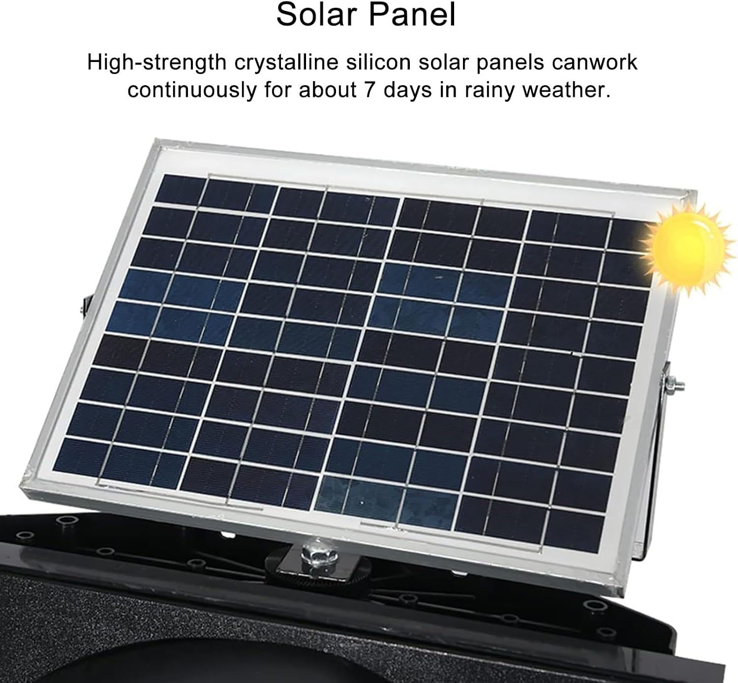 Solar Traffic Signals Signs Lights Yellow Traffic Warning Light, Single Flashing PC Housing Outdoor Waterproof Road Safety Emergency Lamp, with Solar Panel and Sun Visor