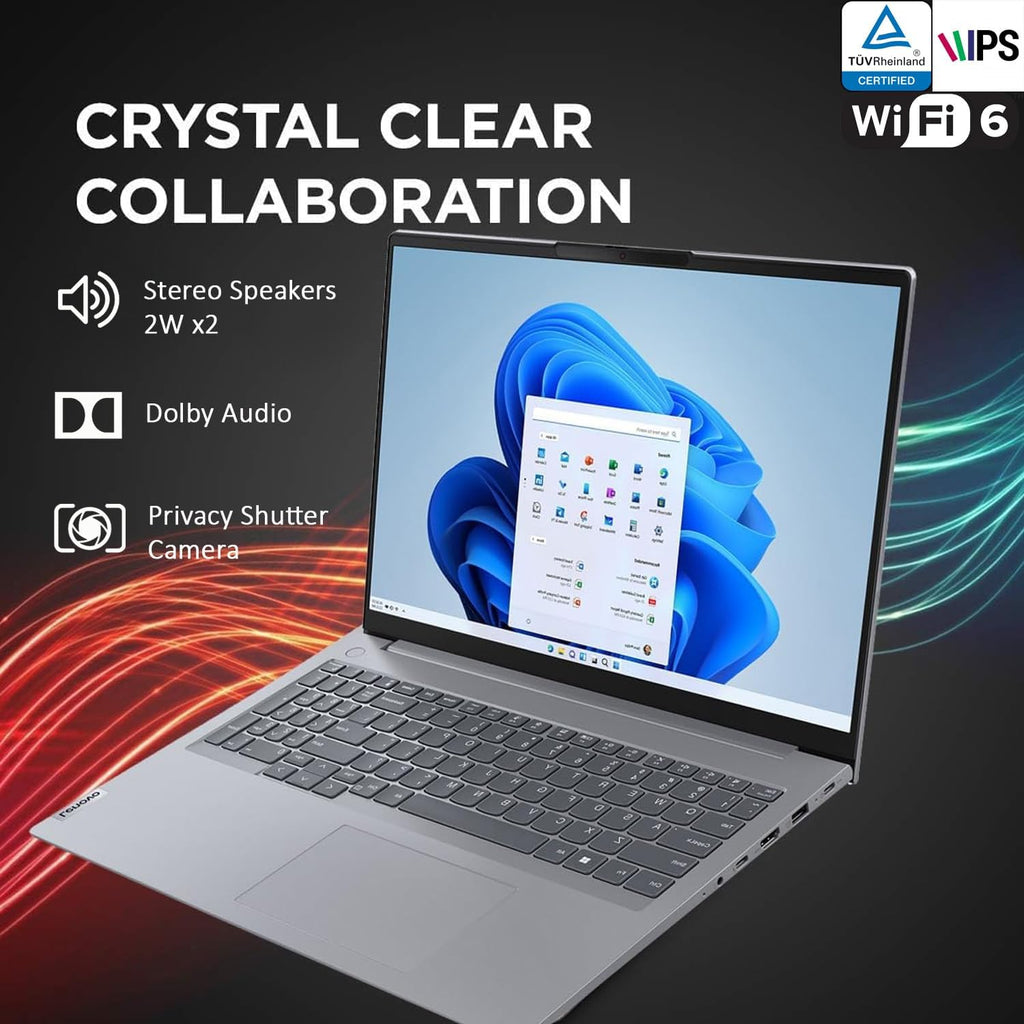 Lenovo New Thinkbook Business Laptop 2025/2026 Edition, Intel Core i5-13420H 8-Core Processor, 16' LED FHD Anti-Glare Display, 32GB RAM, 2TB SSD, Long Battery Life, Ultra Quiet Design,Windows 11 Pro
