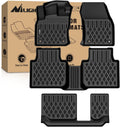 Nilight TPE Floor Mats for Volkswagen Tiguan 7 Seats 2018 2019 2020 2021 2022 2023 2024 All Weather Custom Fit Heavy Duty Floor Liners