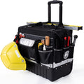 MARUTAI 18'' Rolling Tool Bag, Waterproof Tool Bag with Wheels, Portable Storage Organizer Rolling Tool Tote, fits in all cars/trucks/vans/motorcycles