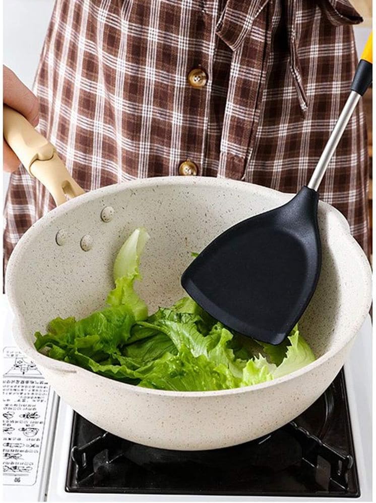 Cooking Utensils Set Stainless Steel Silicone Kitchen Utensil Set Non-stick Spatula with Storage Box Cooking Tools
