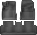 Floor Mats for Tesla Model 3 Highland 2024 TPE 3D Car Mats Cargo Liner Trunk Pad Protective Accessories(LHD 3PCS)