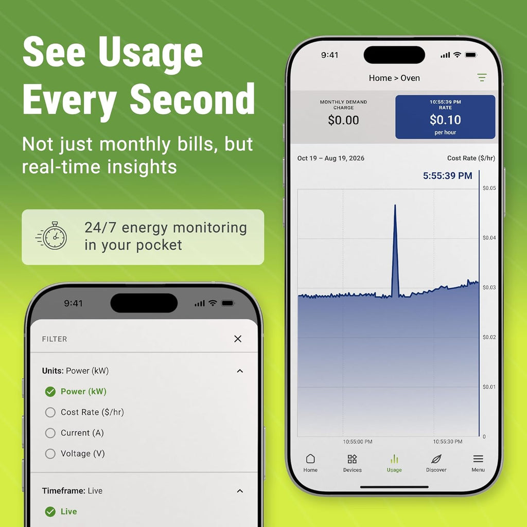 Emporia Vue 3 Home Energy Monitor - Smart Home Automation Module and Real Time Electricity Usage Monitor, Power Consumption Meter, Solar and Net Metering for UL Certified Safe Energy Monitoring