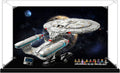 Acrylic Display Case for Lego 10356 Star Trek: The Enterprise, Dustproof Box, Storage Box, Transparent Box, Display Box Compatible with 10356 (Box Only) (Background D)