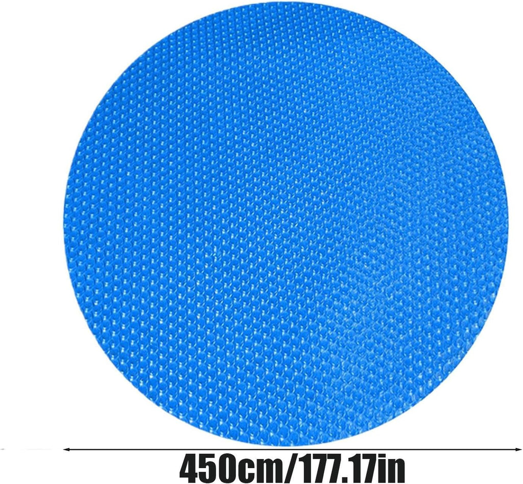 Round Solar Pool Cover 6ft 8ft 10ft 12ft 15ft Solar Blanket for Inground and Aboves Ground Pools, Bubble Thermal Blanket, Pool Accessories