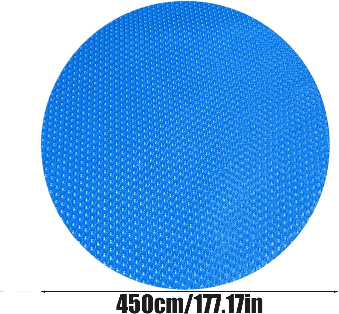 Round Solar Pool Cover 6ft 8ft 10ft 12ft 15ft Solar Blanket for Inground and Aboves Ground Pools, Bubble Thermal Blanket, Pool Accessories