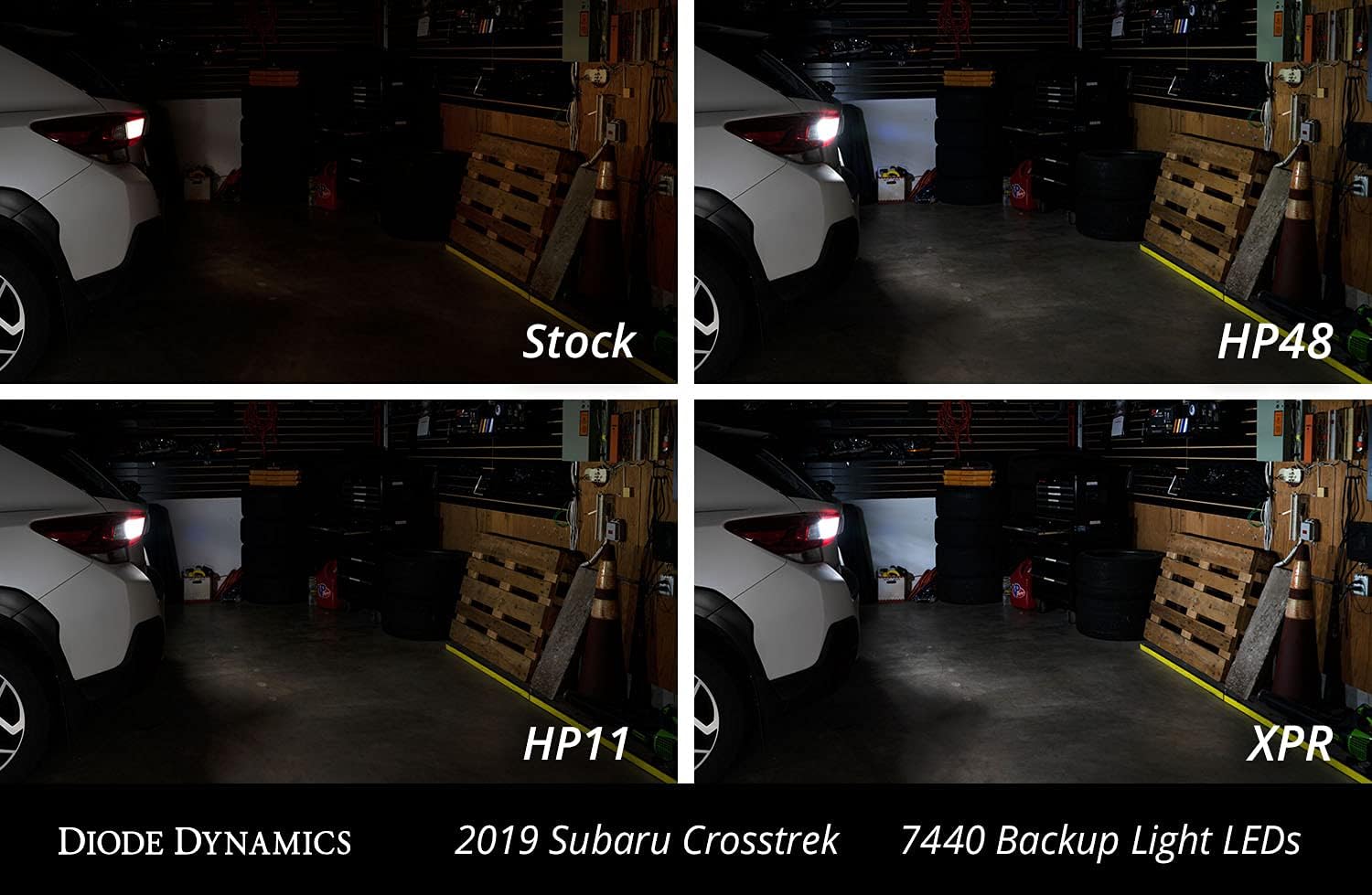 Diode Dynamics Backup LEDs compatible with Subaru Crosstrek 2018-2023 (pair), 7443 XPR