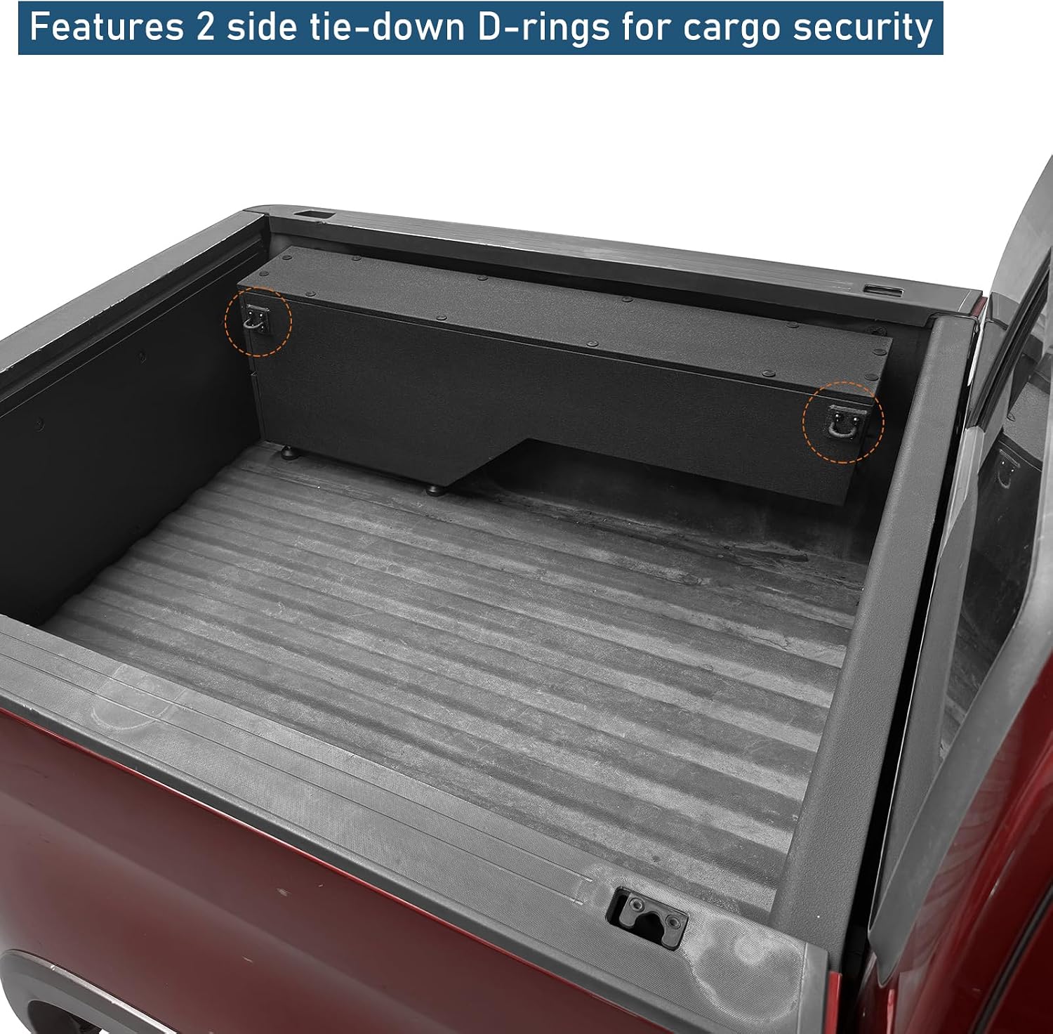 Hooke Road Truck Bed Storage Drawer for 2015-2022 Chevy Colorado & GMC Canyon 5'2' Bed, Slide out Wheel Well Tool Box Organizer with Keys