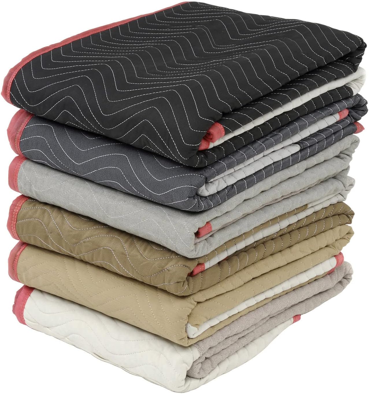 Protective Quilted Moving Blanket Pads - Lot of 6