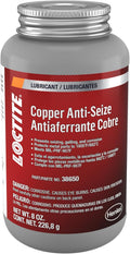 Loctite 38650-12PK Copper Anti-Seize Lubricant - 8 oz. Brush Top Cap, (Pack of 12)