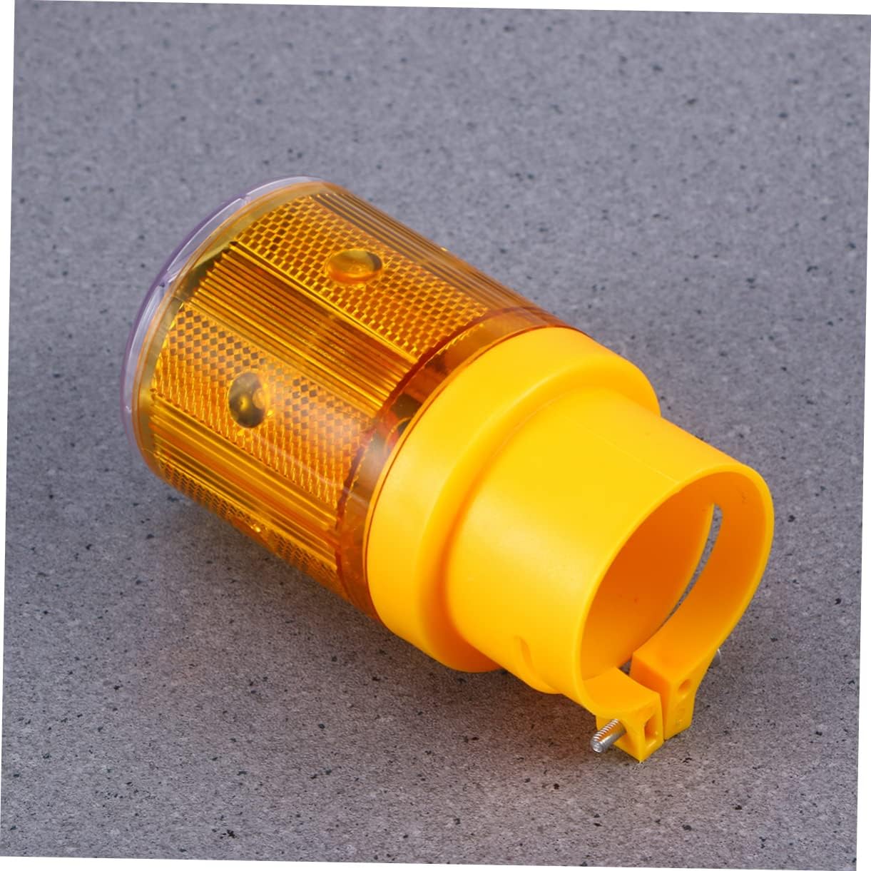 Unomor 10pcs Solar Strobe Light for Traffic Safety Cordless Emergency Road Construction Beacon for Outdoor Use