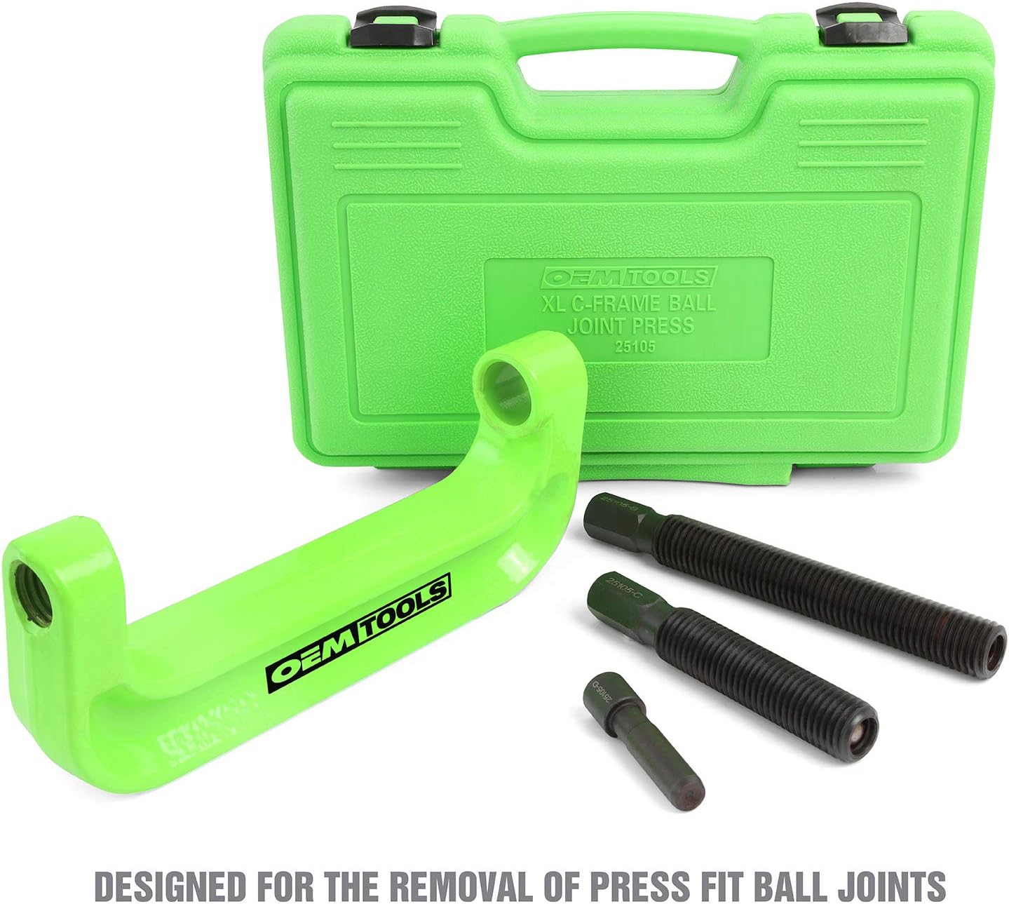 OEMTOOLS 25105 XL C-Frame Ball Joint Press Kit, Press Fit Removal for Trucks, Heavy Duty Ball Joint Tool, Extended Reach for Large Adapters