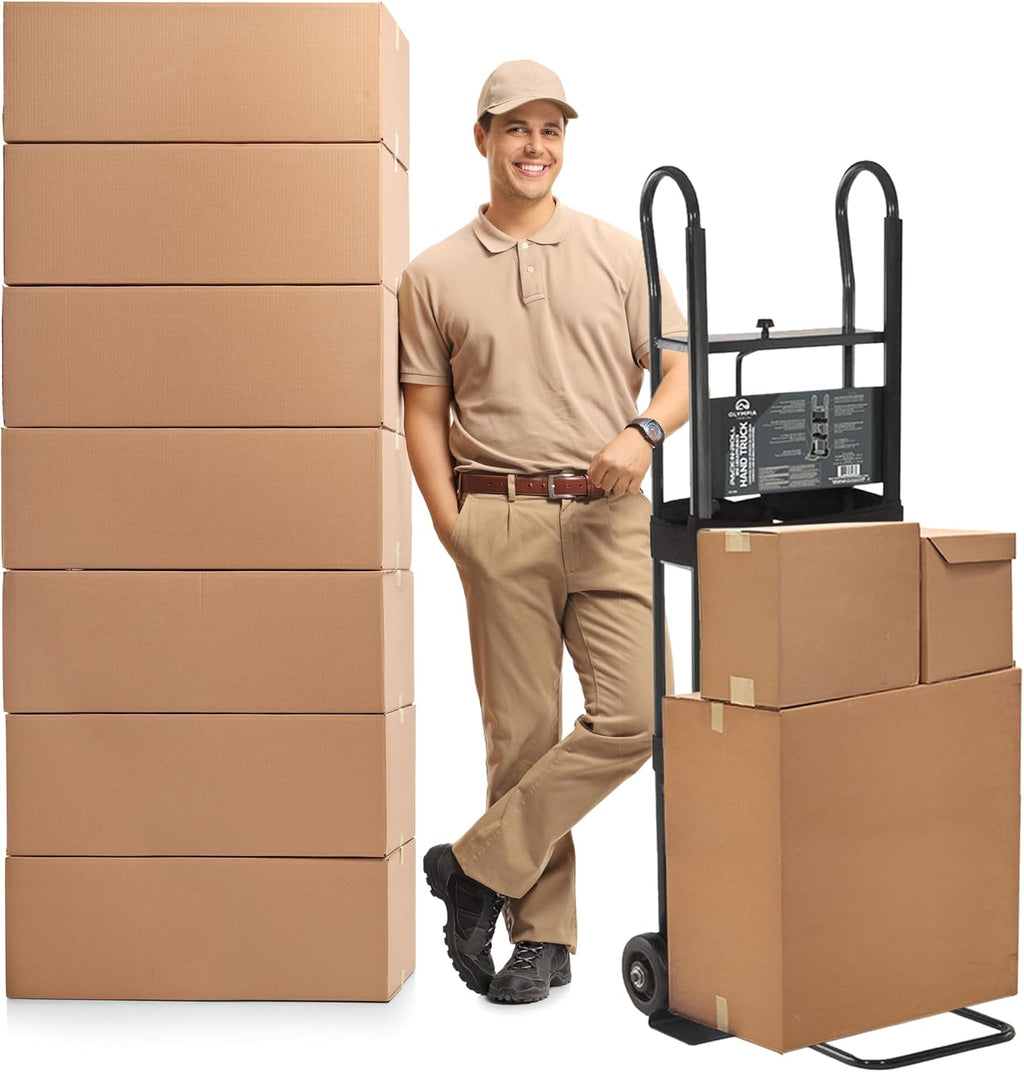 Olympia Tools 800 Lb Appliance Hand Truck with Easy-to-use Belt Tightener for transport Large Appliances and Furniture