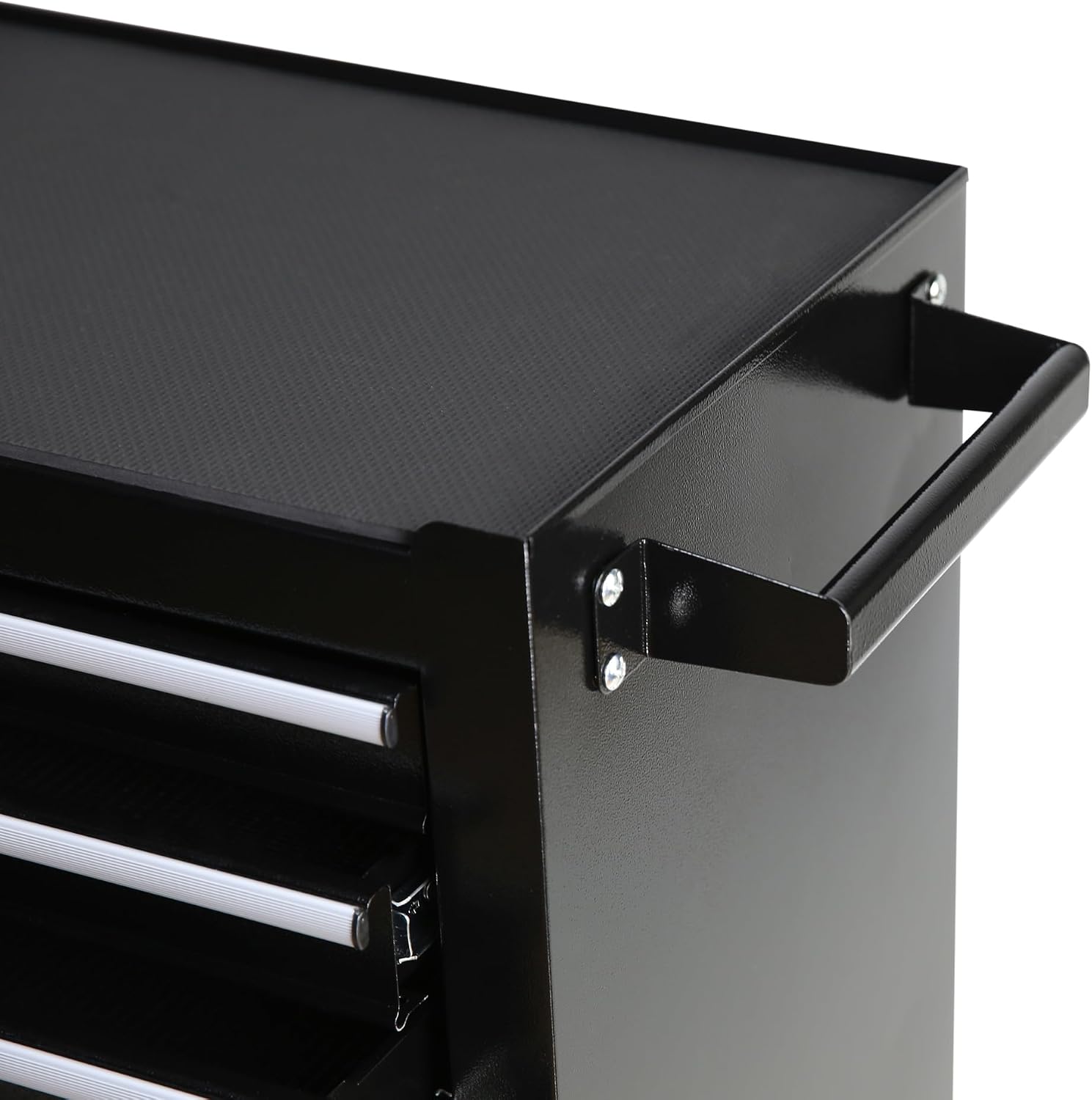 7-Drawer Rolling Tool Chest with Wheels,Tool Cabinet on Wheels with Keyed Locking,Multifunctional Tool Cart on Wheels,Tool Storage Organizer Cabinets for Garage,Warehouse, Repair Shop (Black 2#)