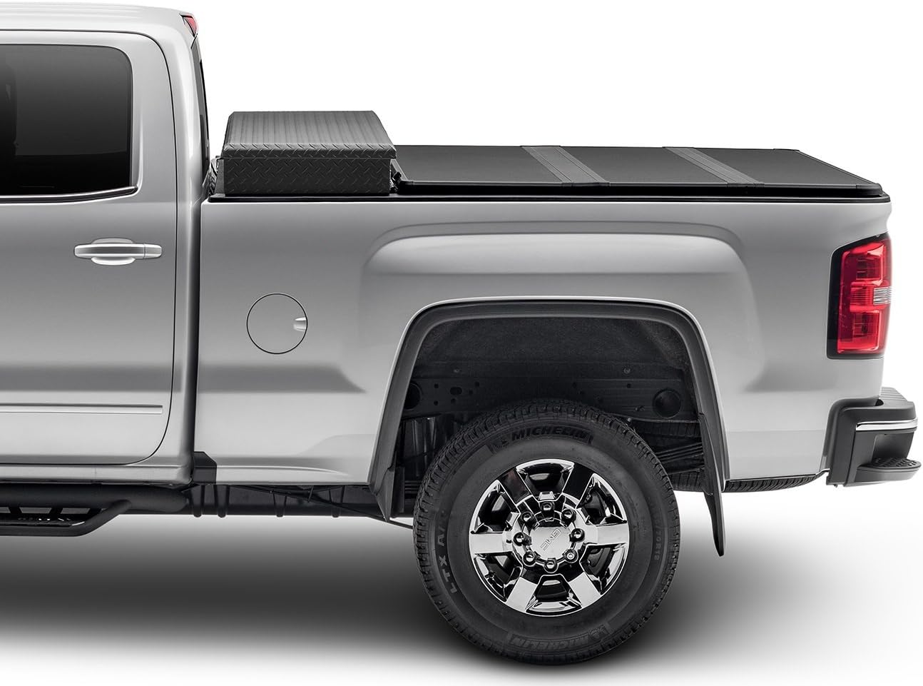 RealTruck Extang Solid Fold 2.0 Toolbox Hard Folding Truck Bed Tonneau Cover | 84457 | Fits 2019-2026 Chevy/GMC Silverado/Sierra 1500 (New Body Style) 6' 7' Bed (78.7')