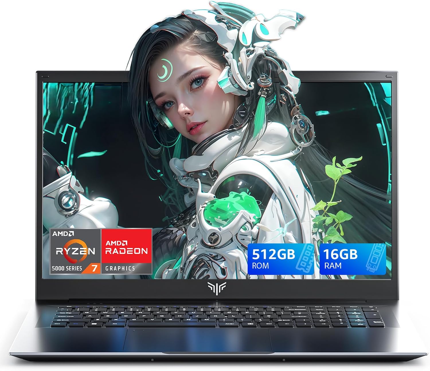 MALLRACE Gaming Laptop,15.6 inch Laptop with AMD Ryzen 7 Processor (Up to 4.3GHz,8C/16T),16GB DDR4 RAM 512GB SSD, AMD Radeon Graphics,WiFi 6, Webcam,2026 Windows 11 Laptop Computer for Video Editing