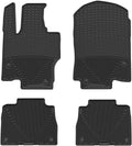 WeatherTech All-Weather Floor Mats for Mercedes GLE-Class, GLE SUV, AMG GLE 53 SUV - 1st & 2nd Row (W606-W607), Black